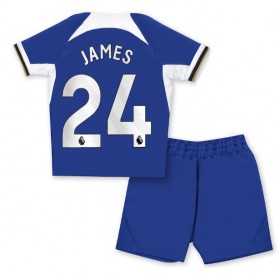 Chelsea Reece James #24 Heimtrikot 2023-24 Kurzarm (+ kurze hosen)